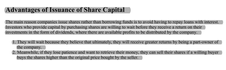 receive a return on their investments in the form of dividends, where