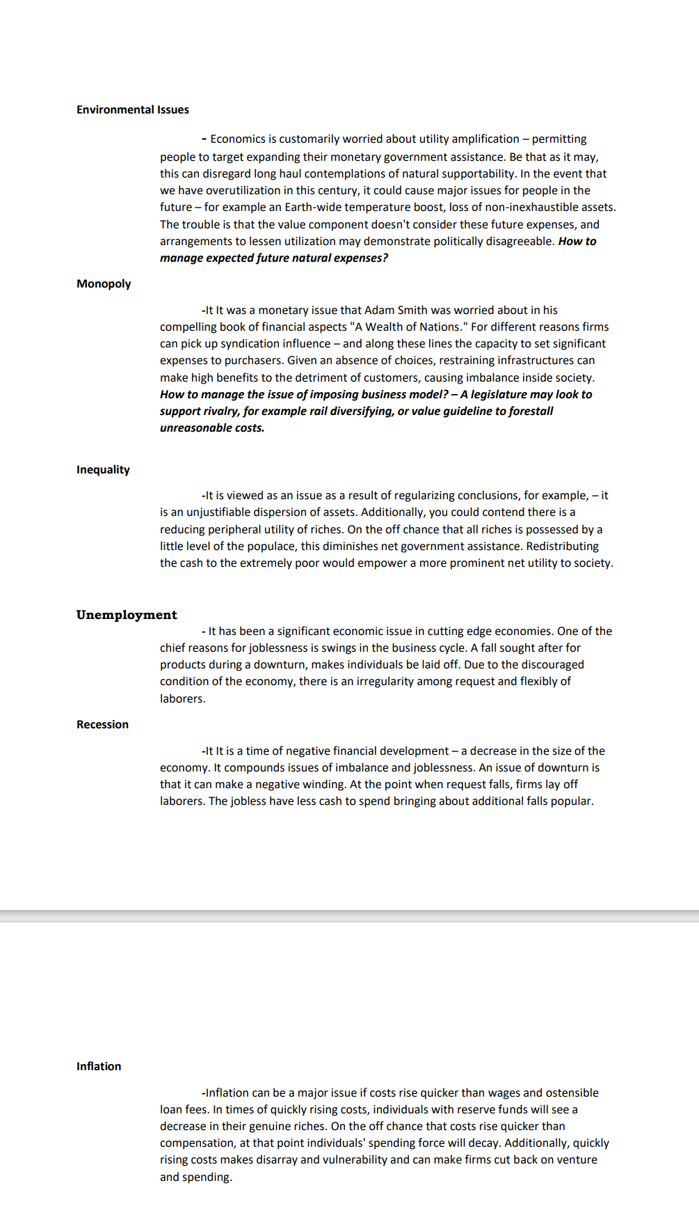 requires people to make decisions about how to allocate resources efficiently, in