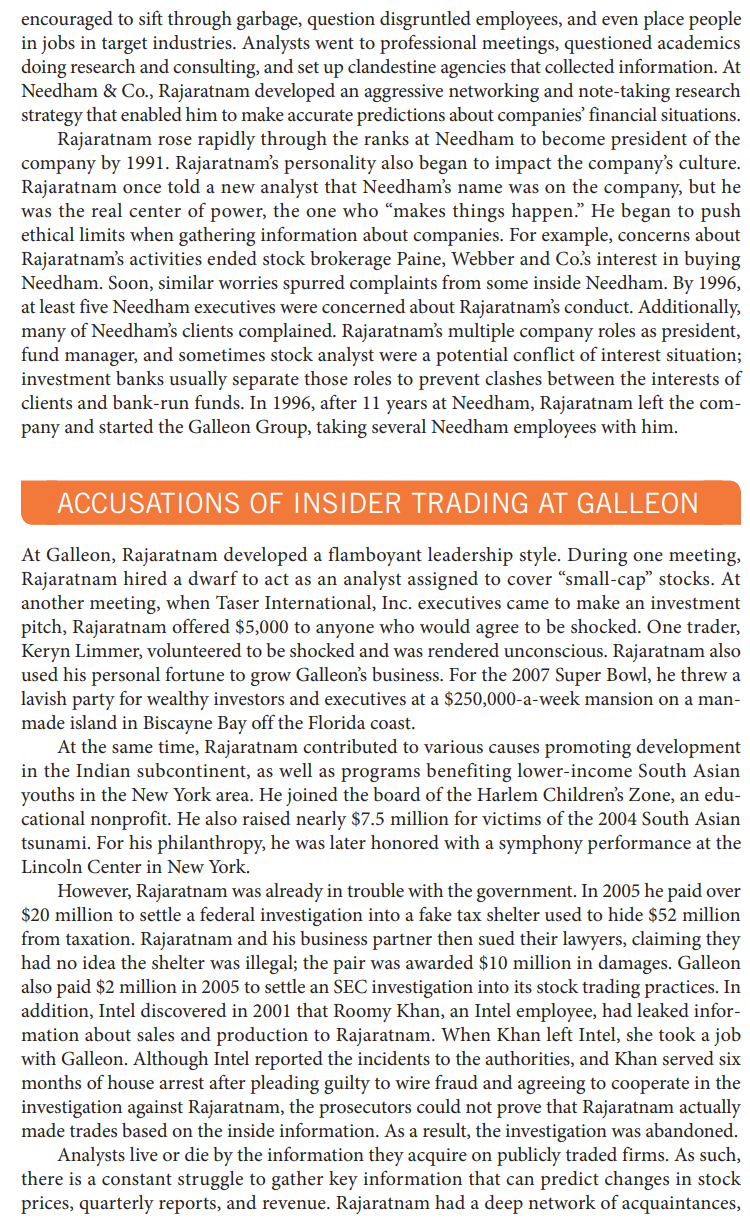 statement should address the potential negative impacts on stakeholders due to corporate