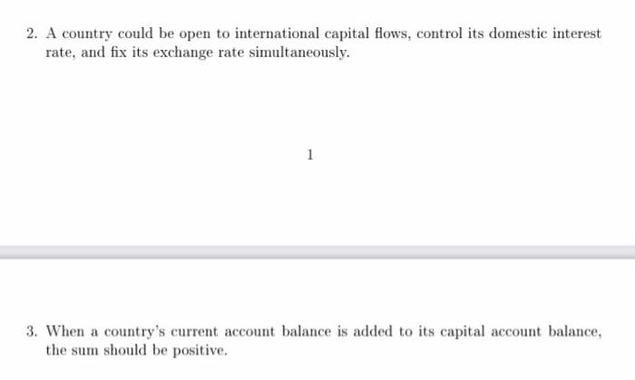 TRUE OR FALSE? IF IT IS FALSE PLEASE EXPLAN 2. A