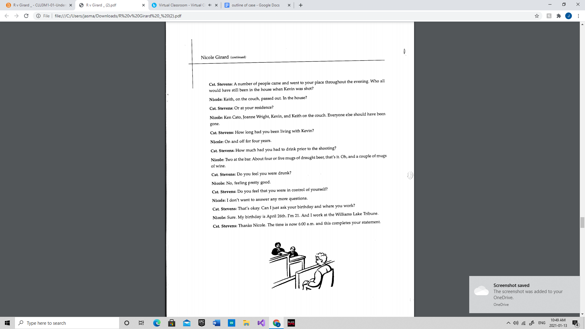 Virtual Classroom - Virtual CI 41 x _ outline of case -