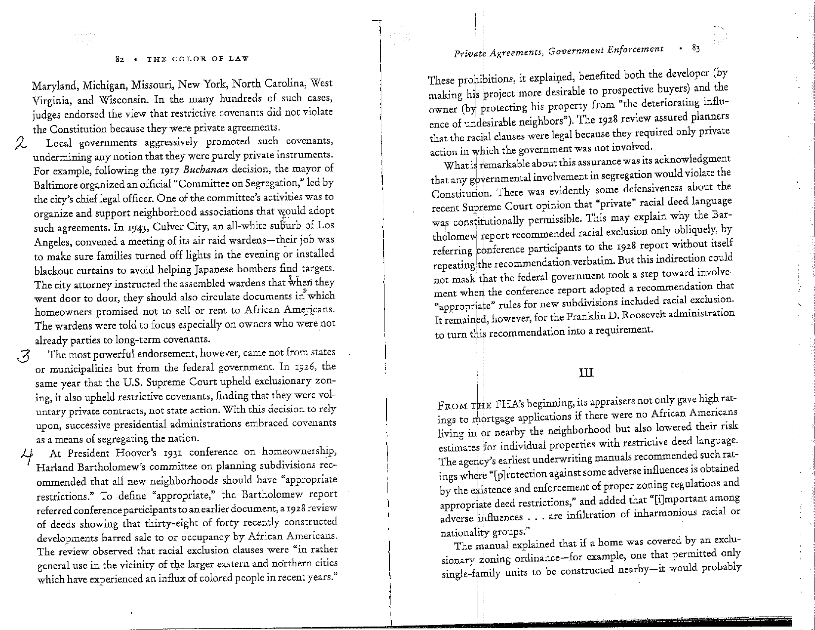 lists of obligations that purchasers of property must assume."According to the paragraph,