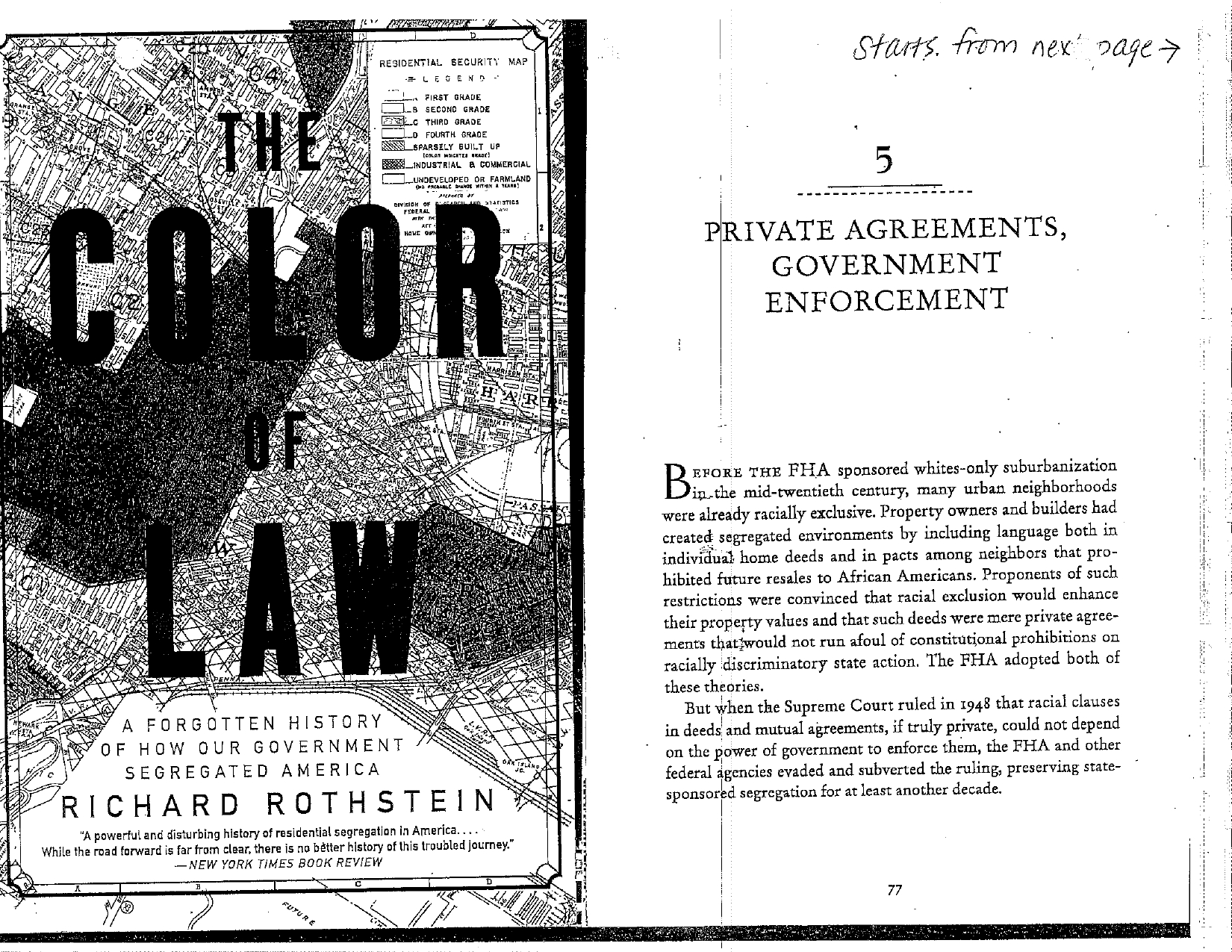 what is one example of an obligation the owners had to assume?"Covenant"