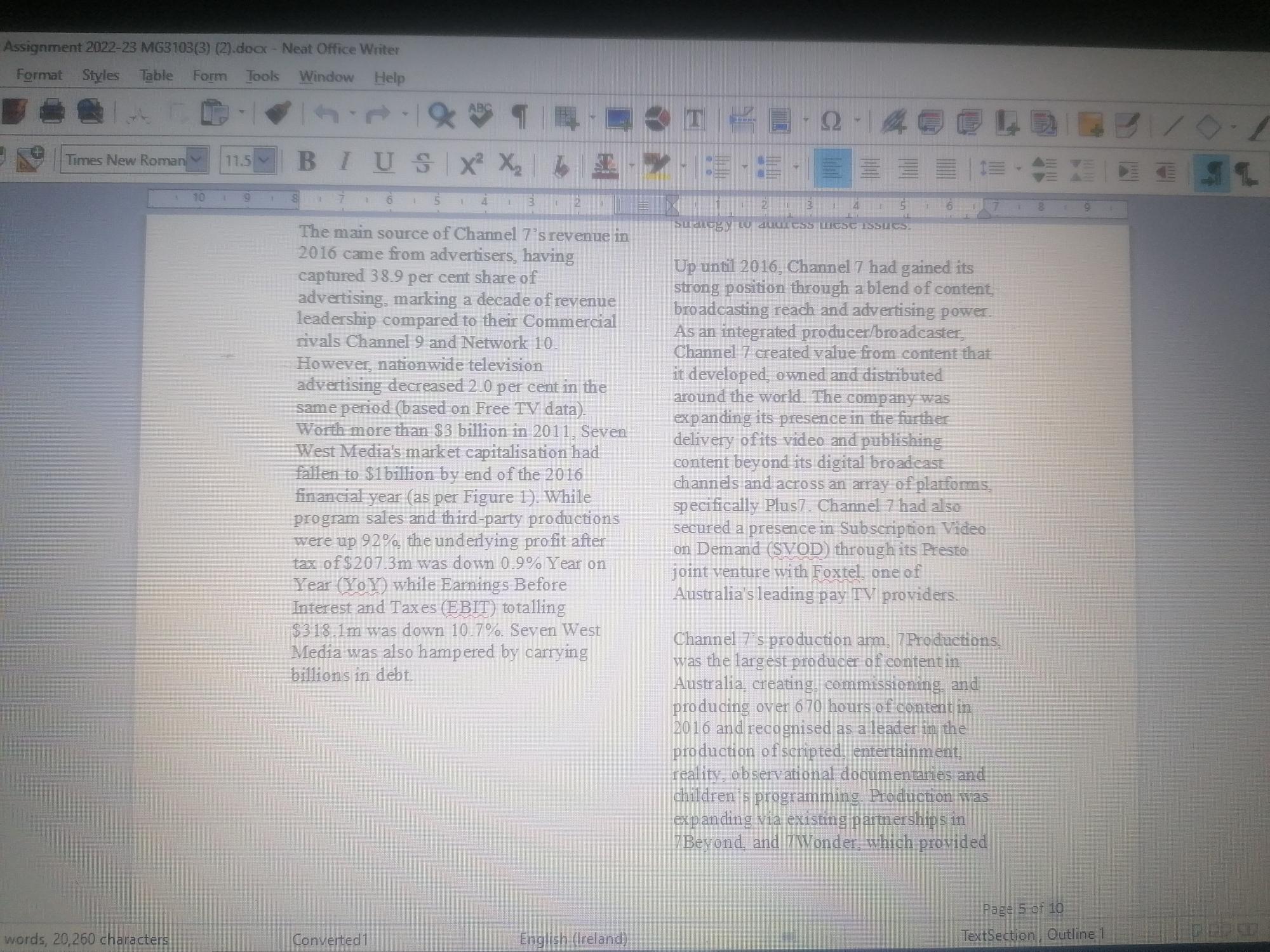 reach. 45 producing content and broadcasting for 4.0 different audience-targeted channels. Owned