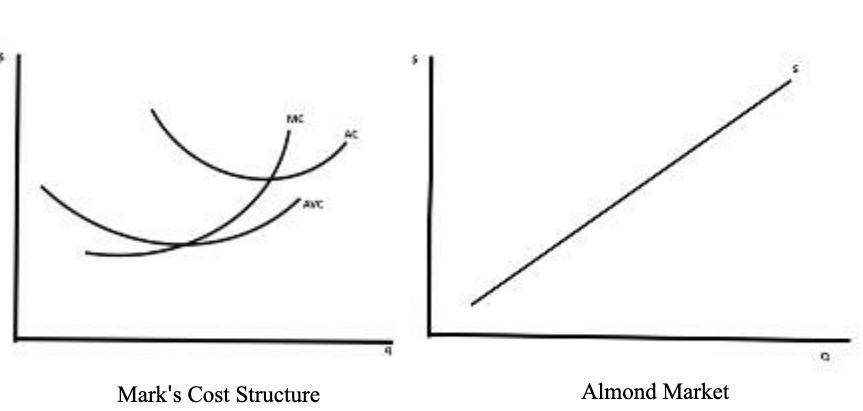 Mark's Cost Structure Almond Market