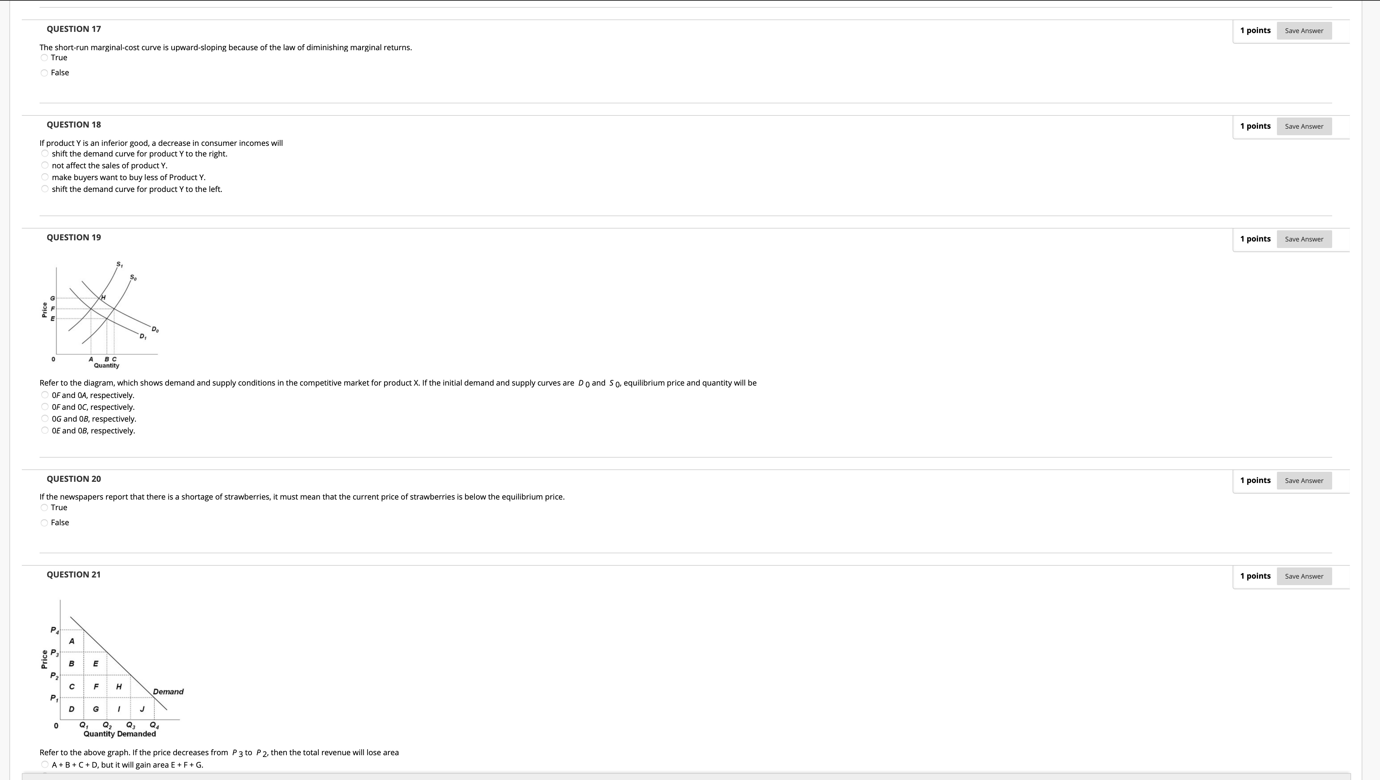 prices of C and D cannot be determined price of C is