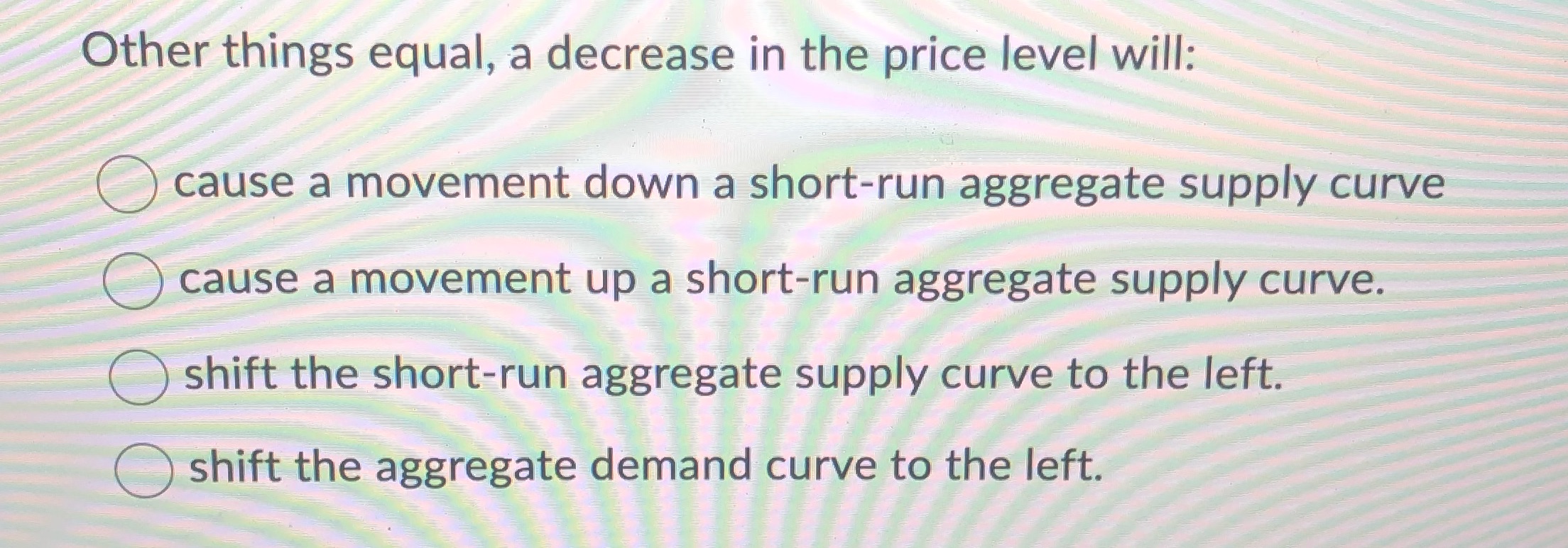 Will give a thumbs up for correct answer Other things equal,