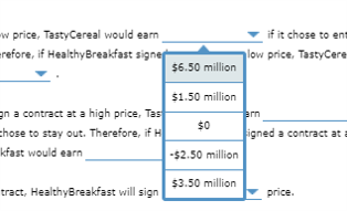 set long-term contracts with the grocery stores that sell its cereal. The