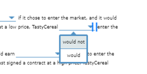 or not, and then HealthyBreakfast decides whether to sell at a high