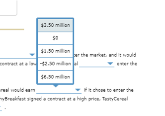 TastyCereal Low Price $3.50 Million for HealthyBreakfa: Don't Enter 90 Million for