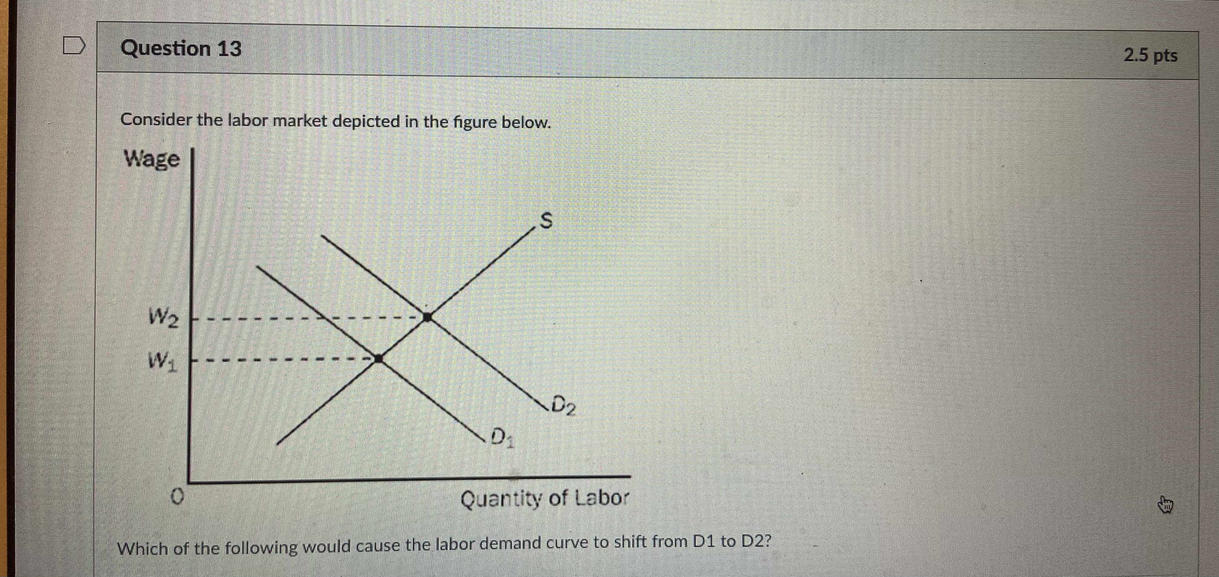 output is $6 O price of the firm's output is $8. O