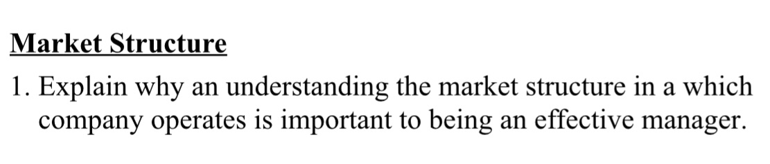 a which company operates is important to being an effective manager