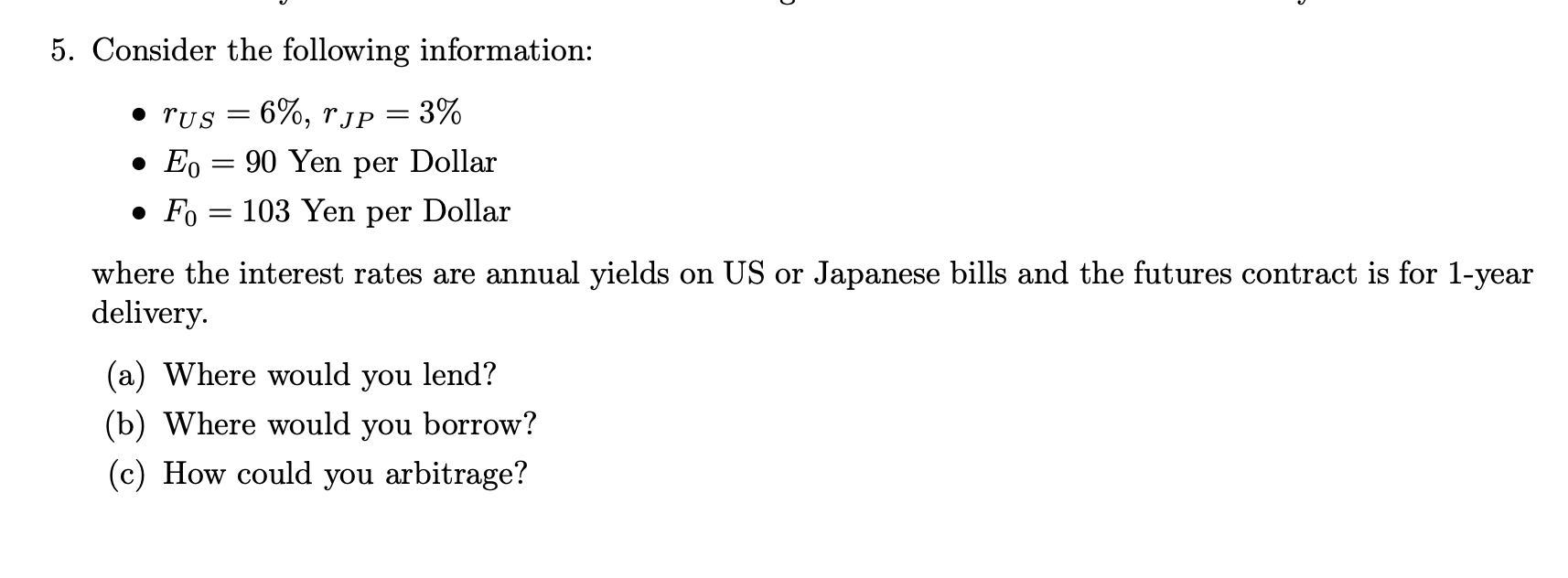 u u u 5. COnsider the following information: - rug =