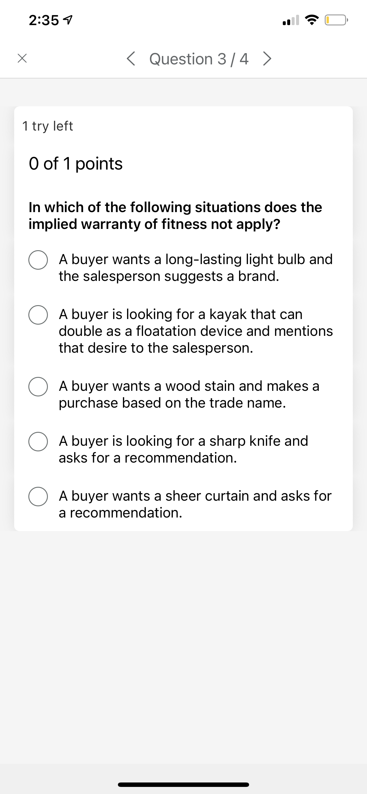likely be granted an unconditional discharge from bankruptcy. Q It is unlikely