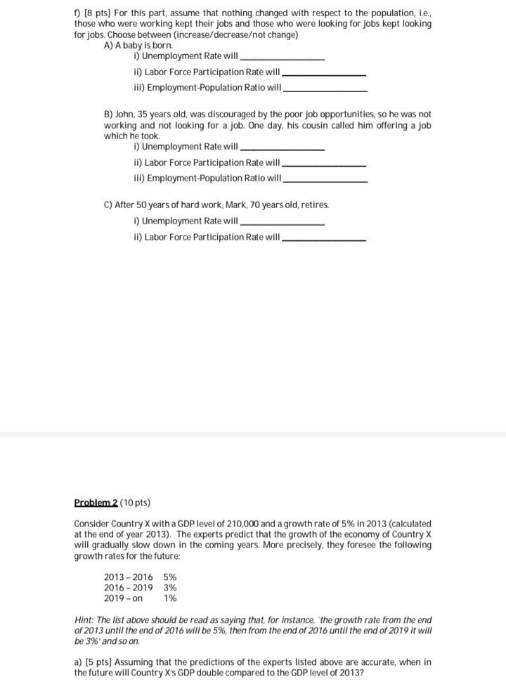 at the level you solved or in parts a and c, respectively.d)