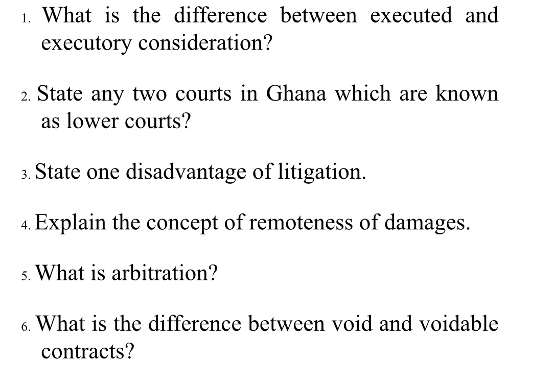 State any two courts in Ghana which are known as lower courts?