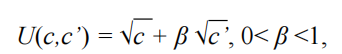 inthe current and future periods is denoted by y and y'. There