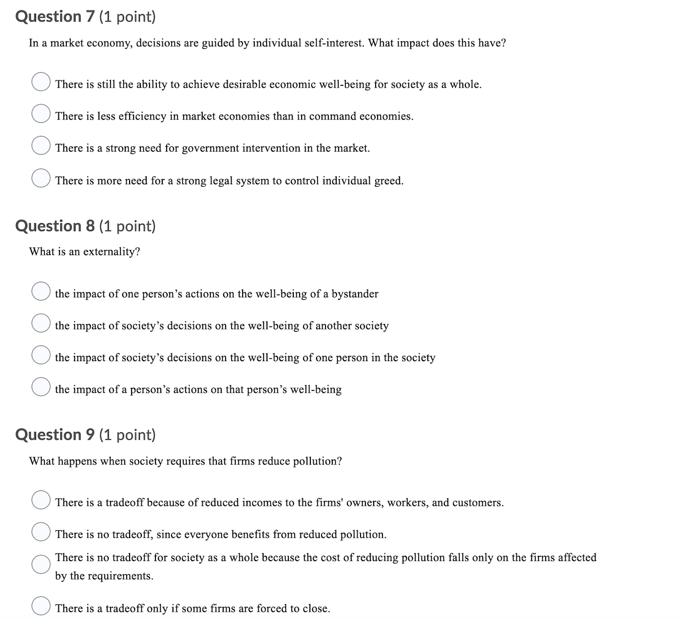 prot @ economy-wide phenomena 0 individual decision makers 0 economic history Question