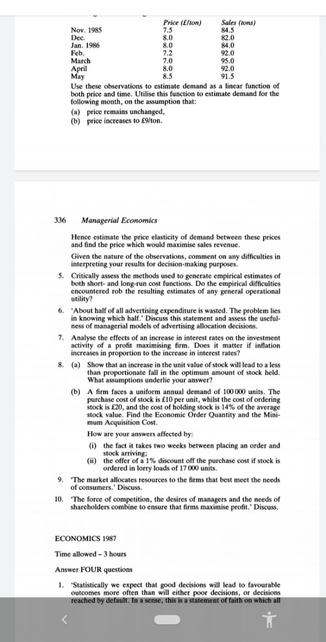 ki). Discuss this statement, and assess the value of the analytical decision