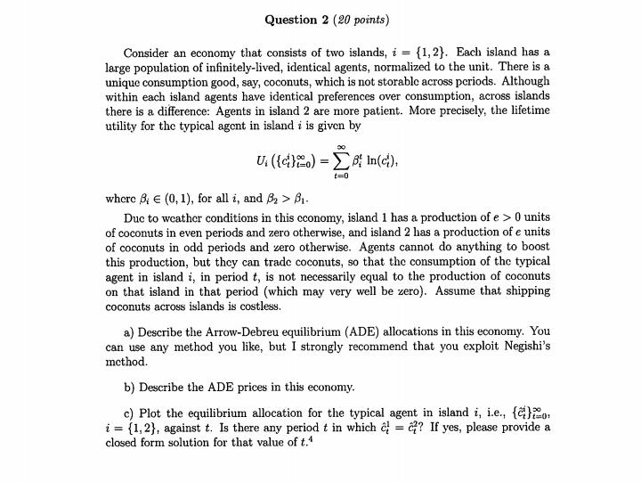 Amic, The resource constraint is: Monetary policy follows a simple Taylor Rule: