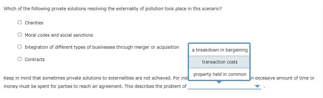achieve the socially optimal quantity.f of pollution, the government auctions off 360