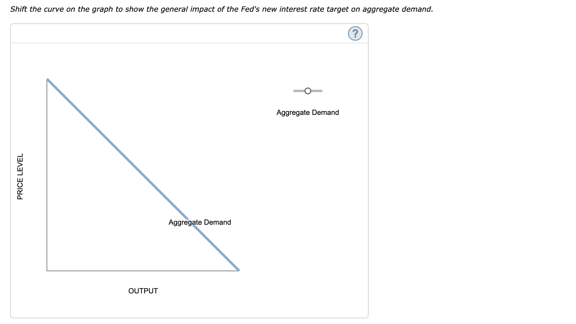 in the price level, the quantity of money demanded at the initial