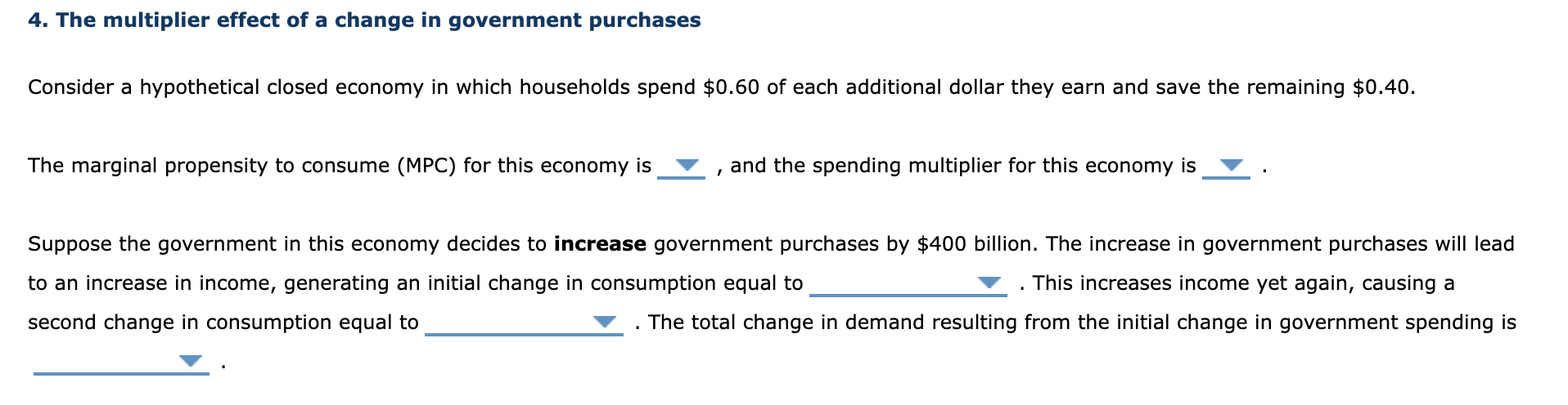 and business investment spending to , leading to in the quantity of
