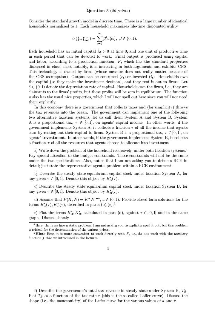 units of the numeraire good per unit of time, but when a