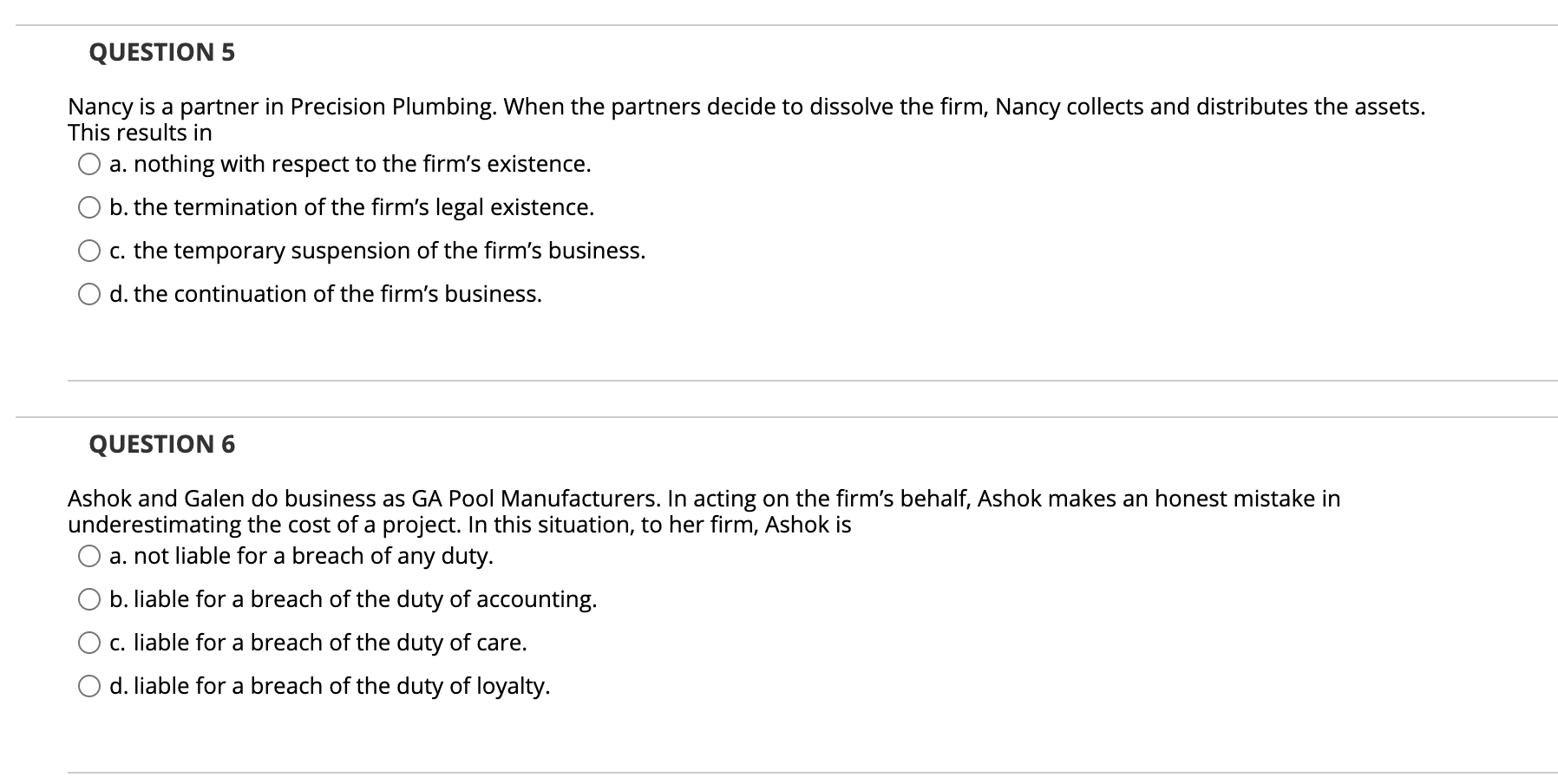 hourly wage. O d. not partners, because the pay includes tips.QUESTION 3