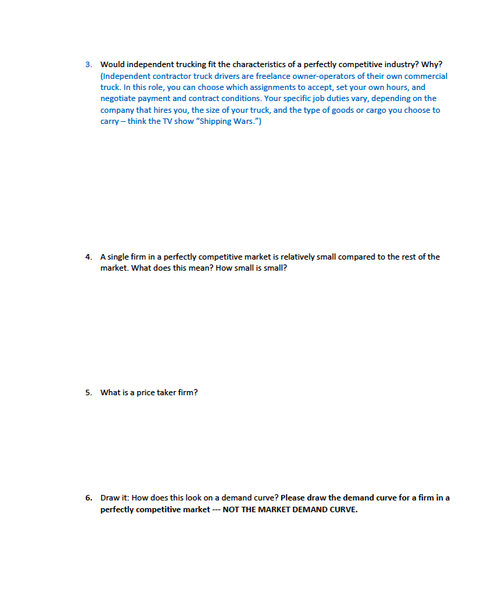 to the radio to check. The market price is determined solely by