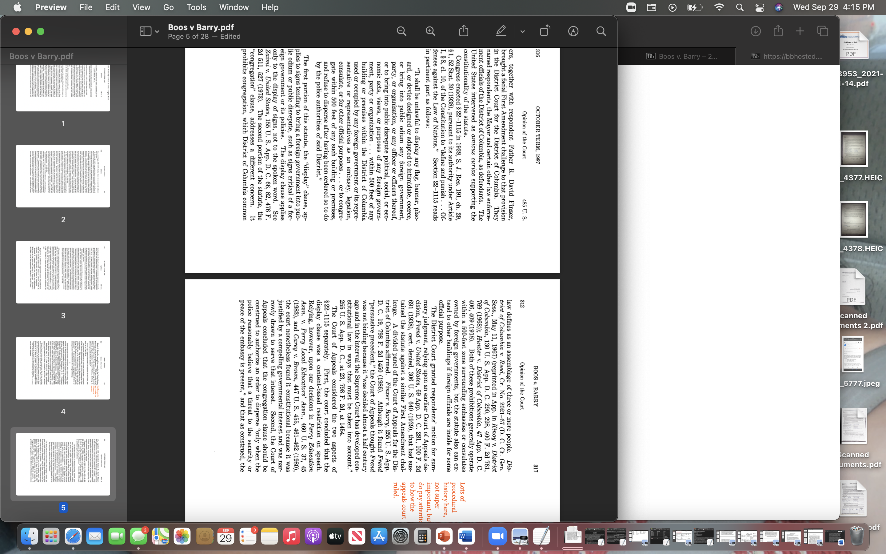 1980s. In Clark v. CCNV, the Court considered a regulation that prevented