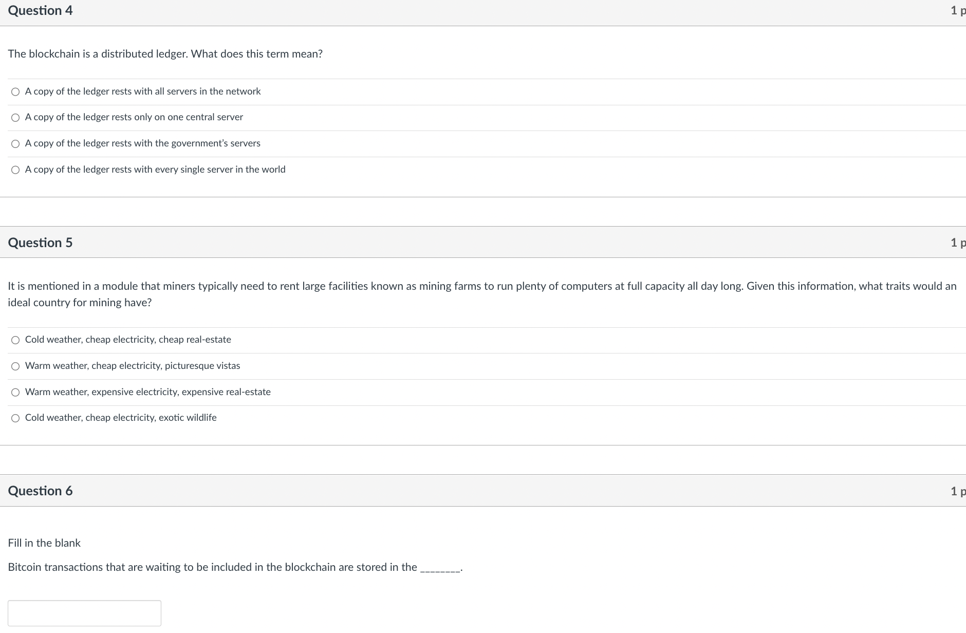 record-keeping of share market transactions To automate the storage of land ownership