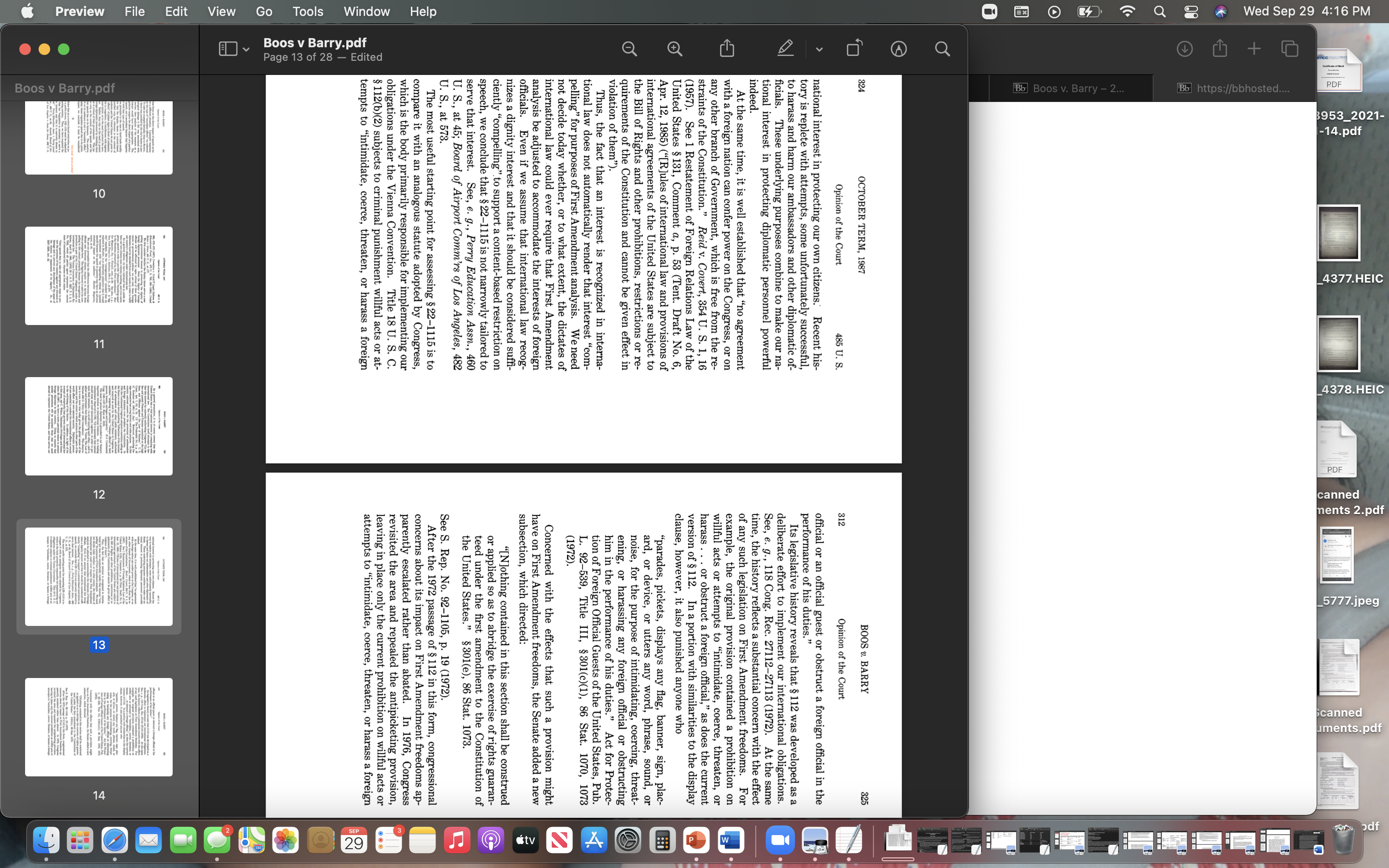 Marshall dissent from the ruling, and what is his primary disagreement with