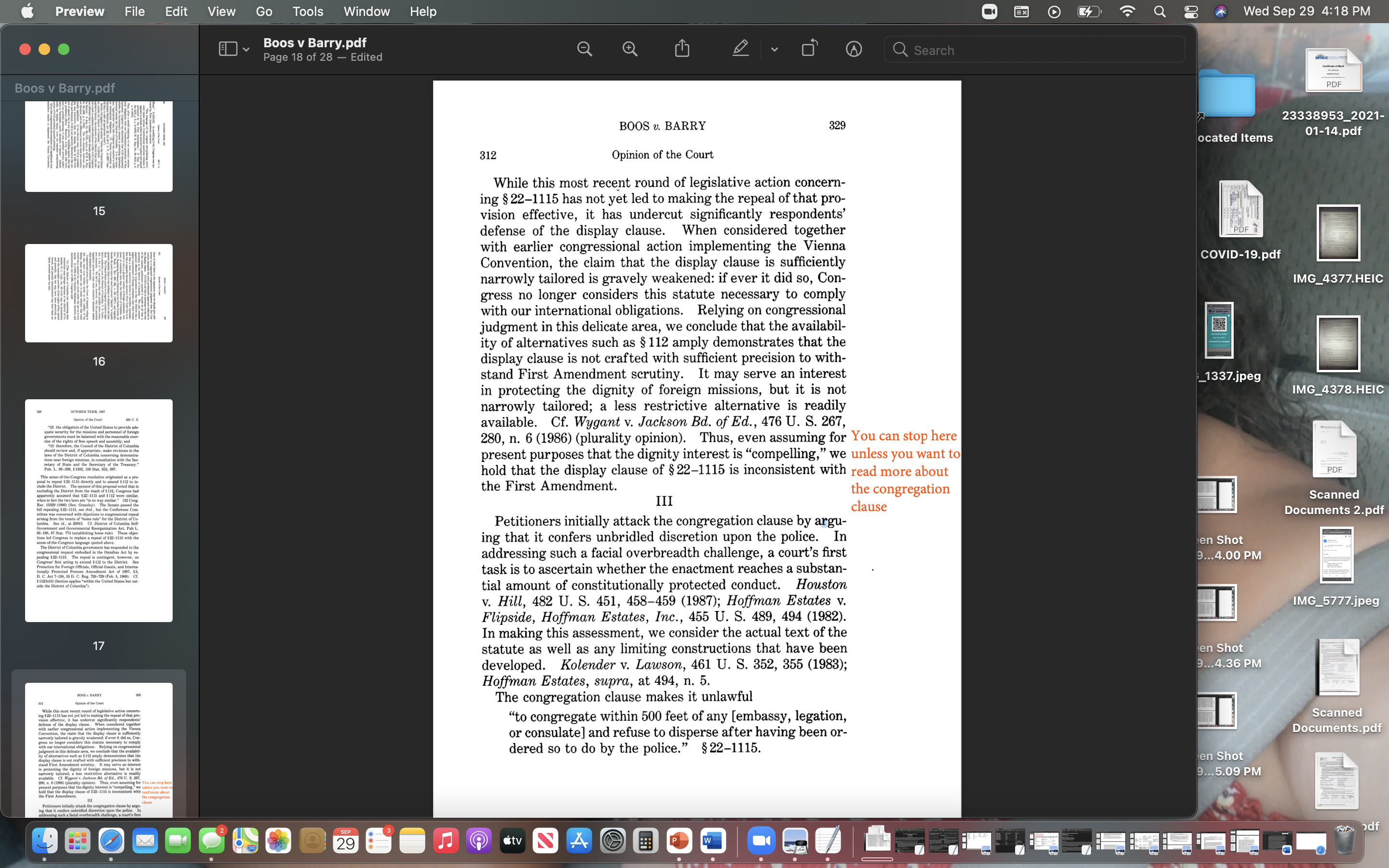 see going on in how they justify their arguments (I'm not playing