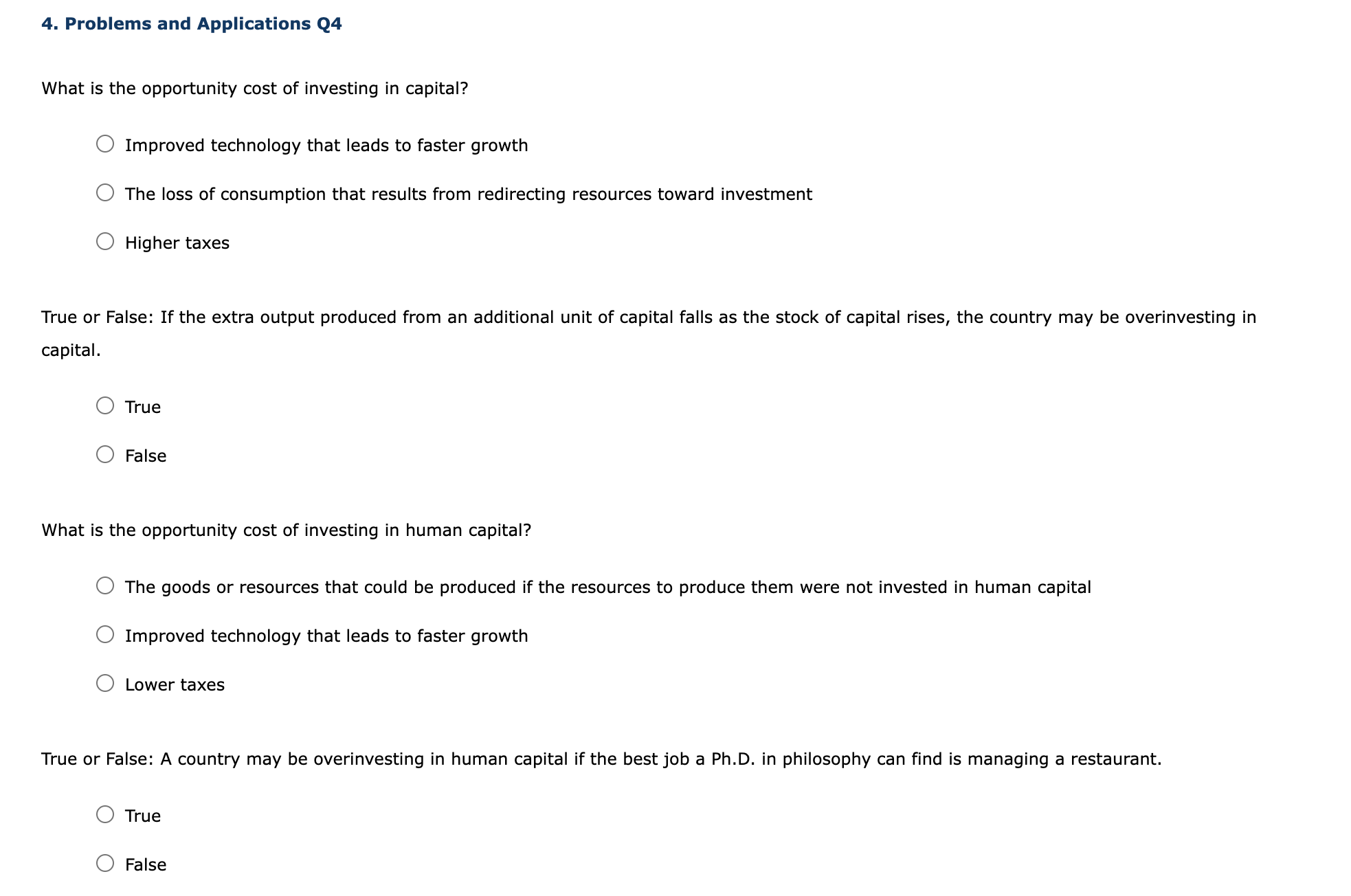 and Applications Q2 Suppose that society decided to reduce consumption and increase