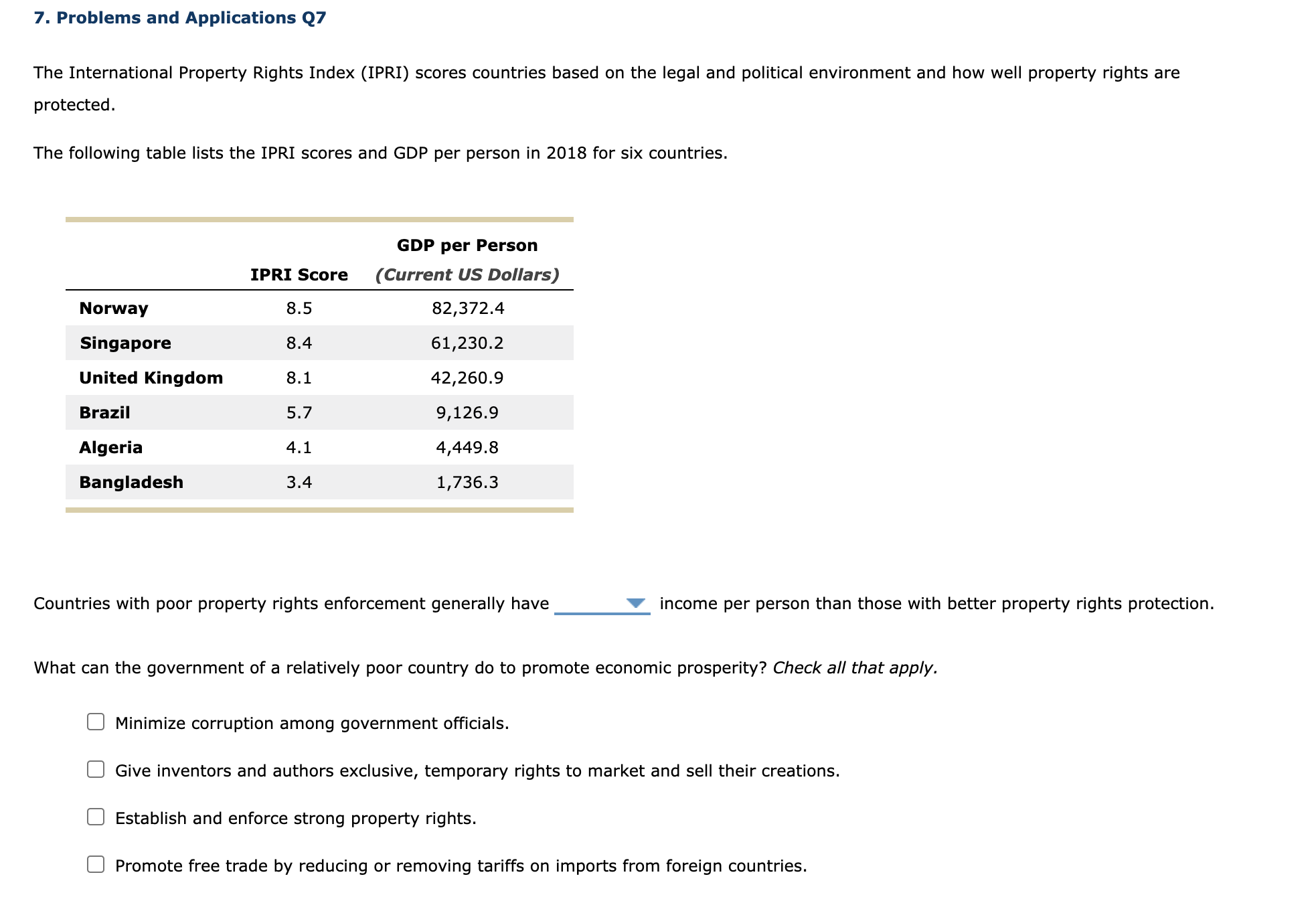 receive lower incomes. C] There might be a transition period in which