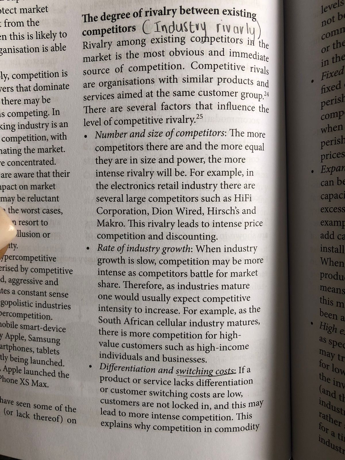 Porter emphasised that while one would sometimes hear executives complaining to the