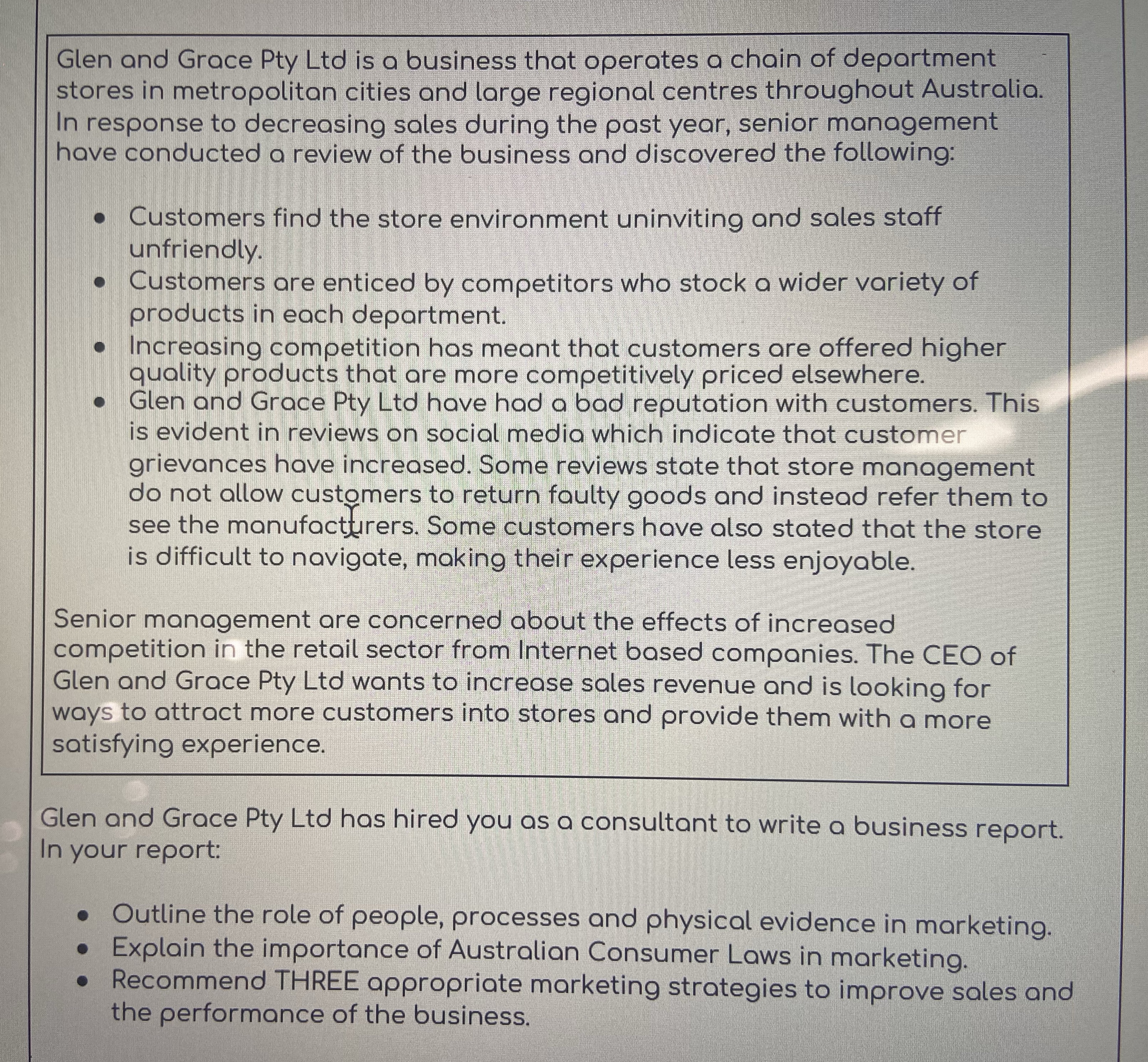 If I can get any help please with the third question