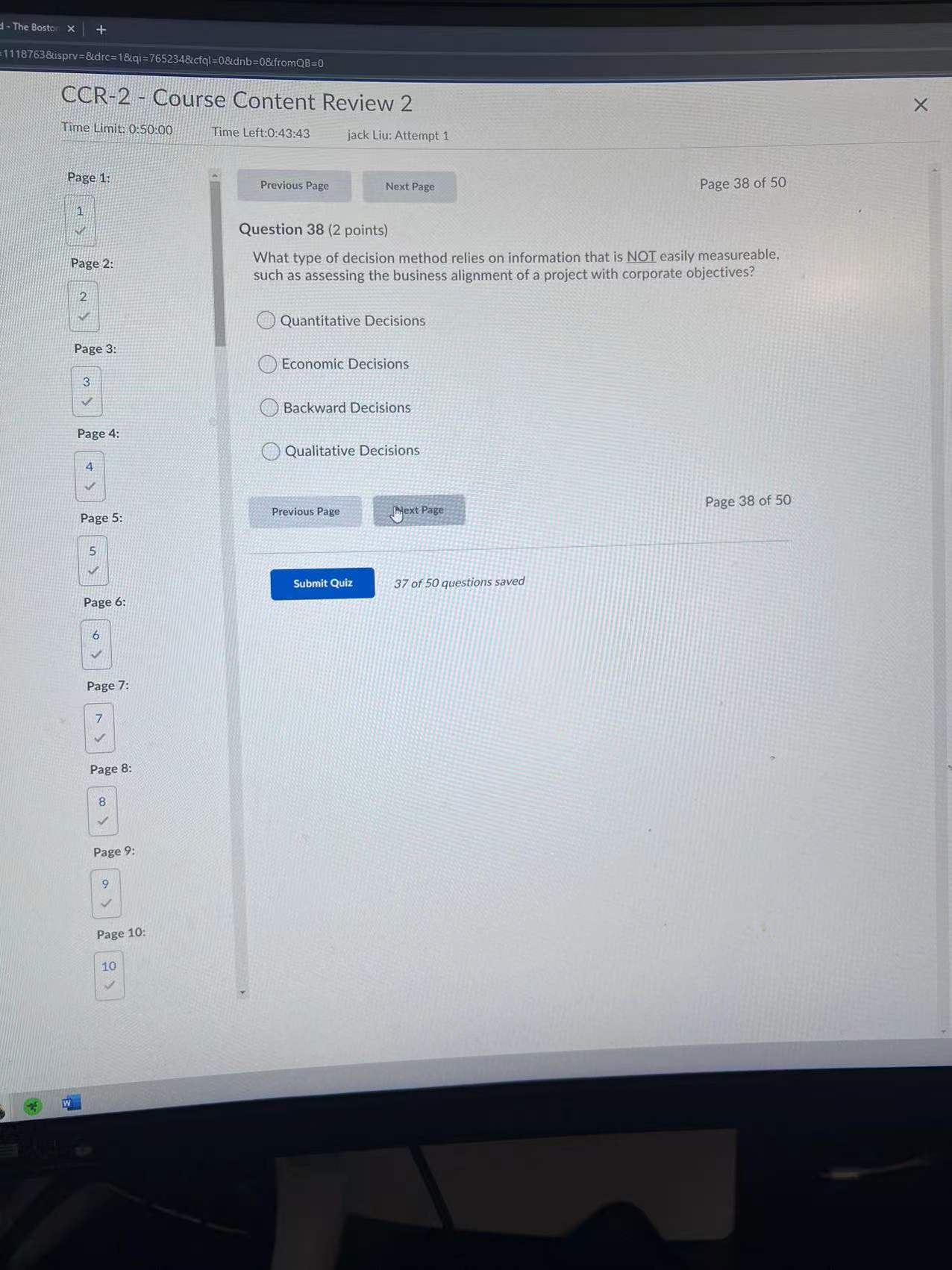 case, what is the name of the database language that makes it