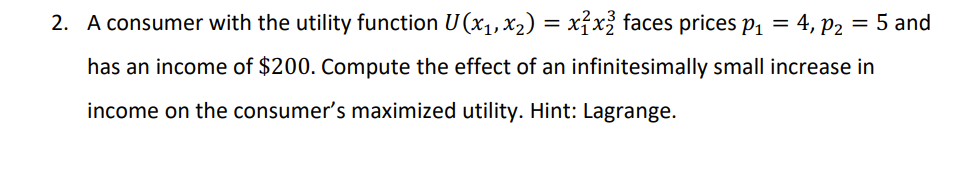 x2 faces prices p1 = 4, p2 = 5 and has an