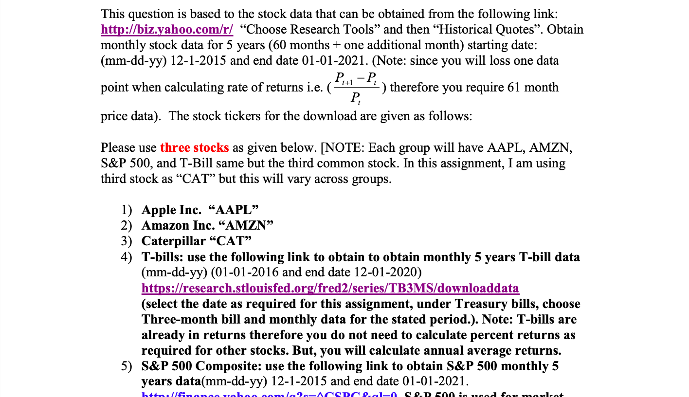  This question is based to the stock data that can be