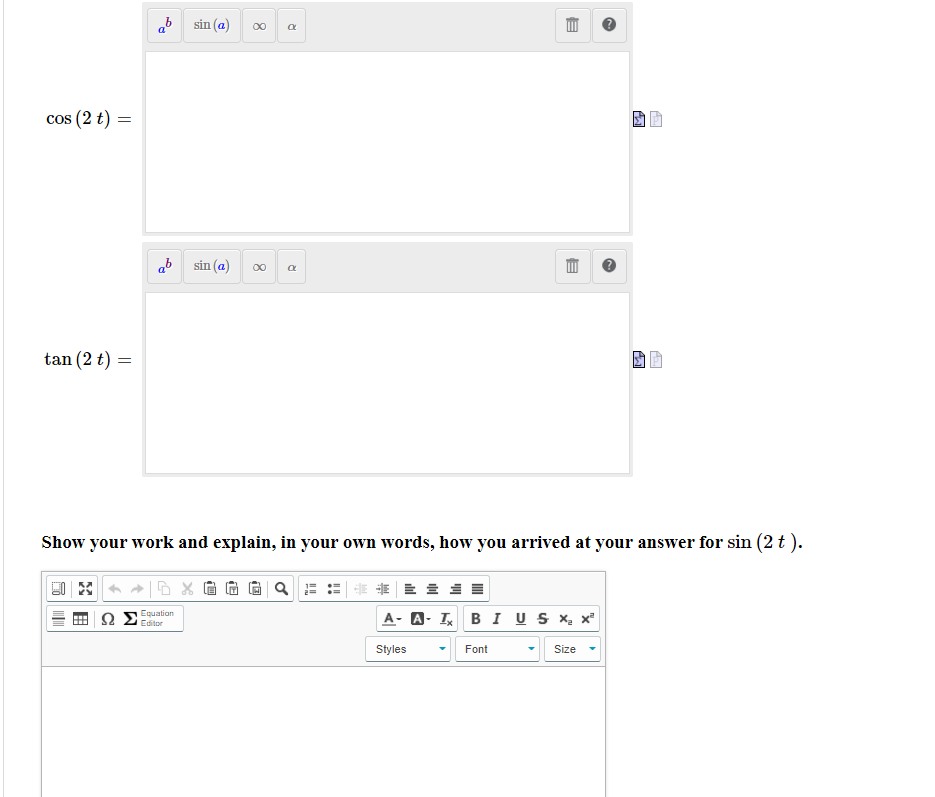 by semicolons (e.g. 2; 4; 6 or +1; x -1). The order