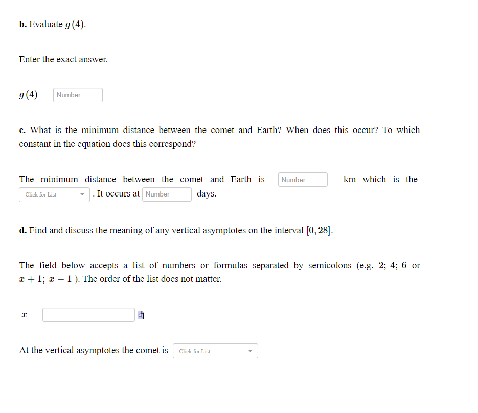 n- I:: - Period: P : I Enter the asymptotes of the