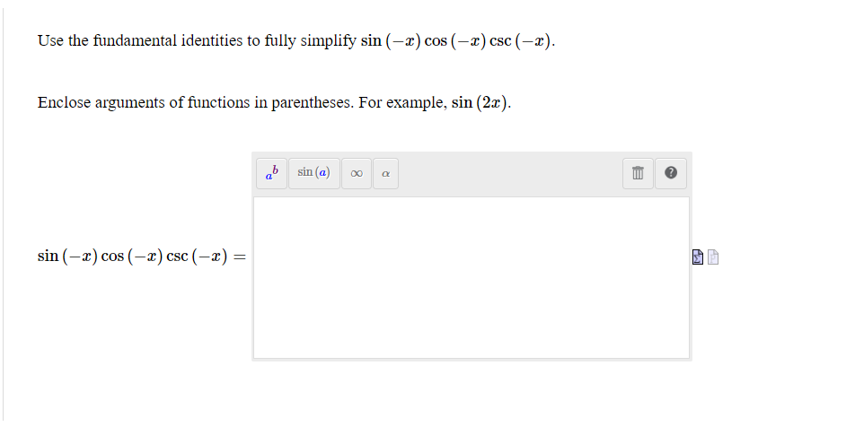 function on the domain [-P, P]. To enter 7, type Pi. The