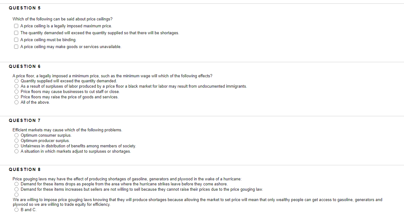 of the following is true? Total surplus is consumer surplus plus producer