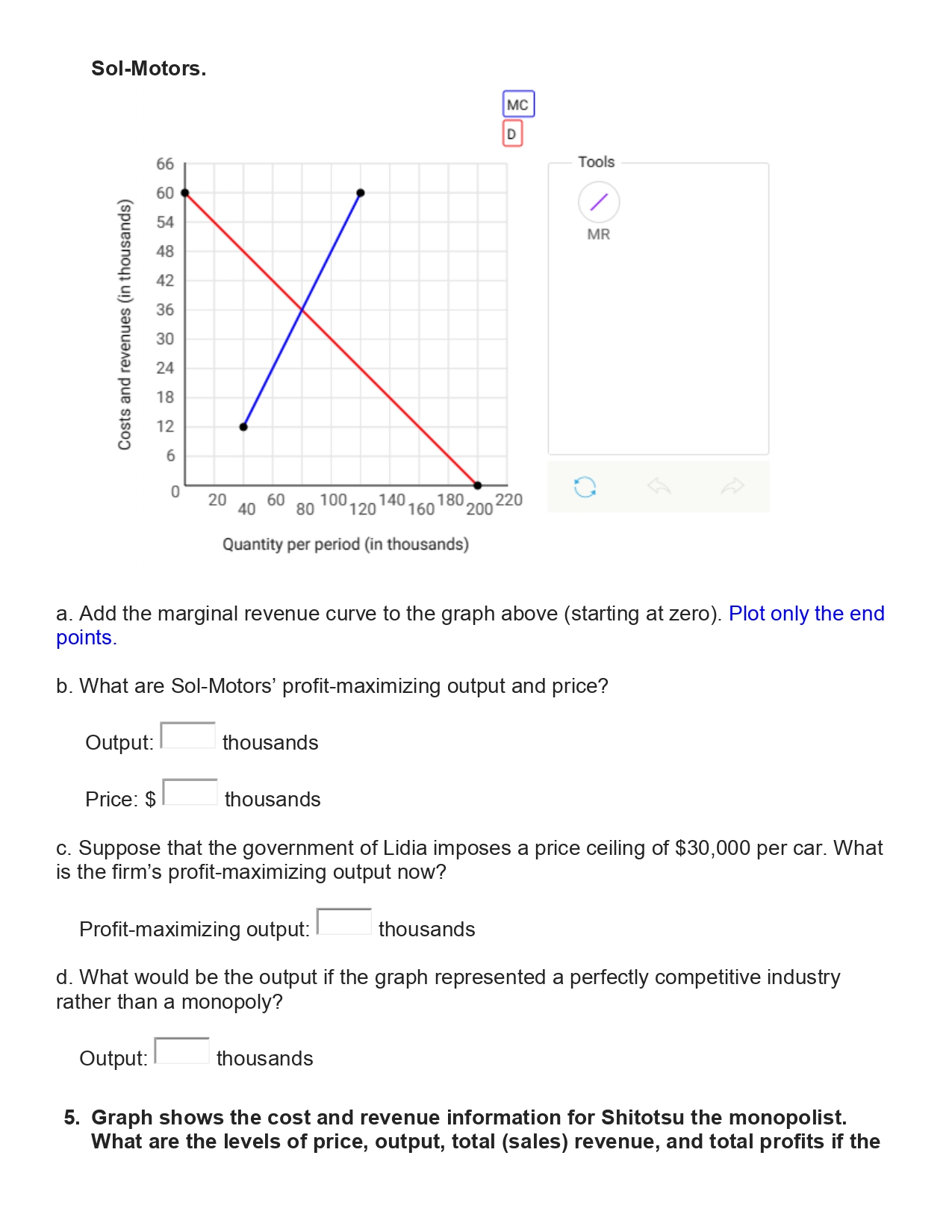 number. What is the coefficient for the price elasticity of demand between