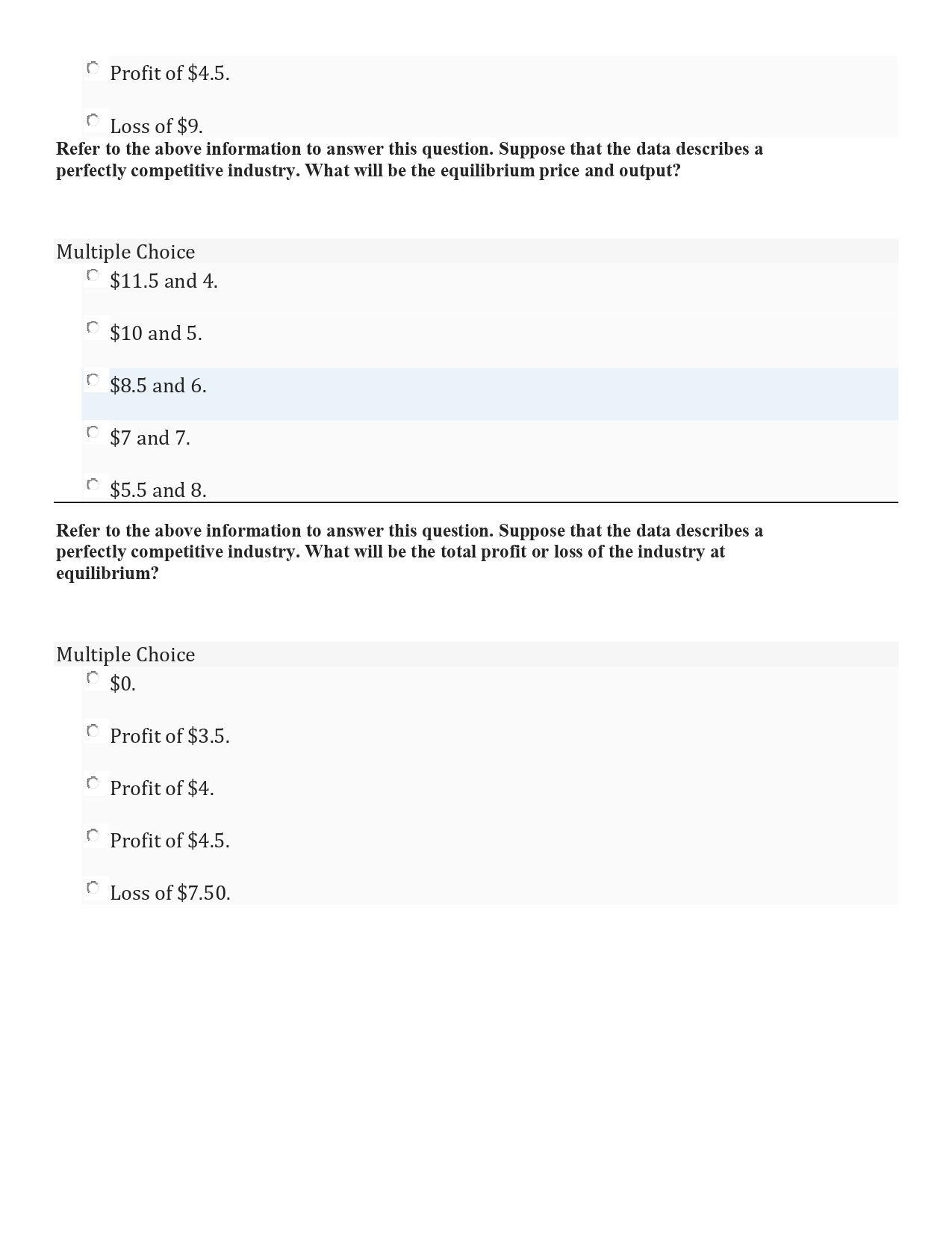 coefficient for price elasticity of demand between those two prices? Round your