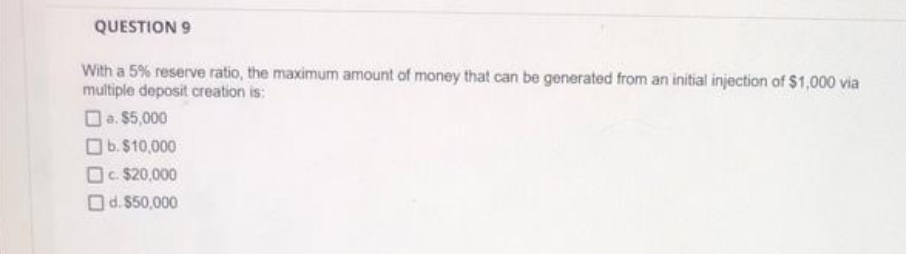 amount of money that can be generated from an initial injection of