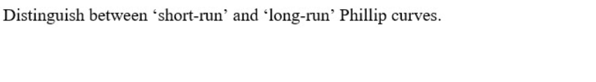 Distinguish between 'short-nm' and 'long-nm' Phillip curves.