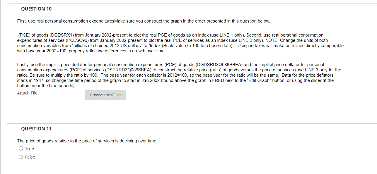 Files QUESTION 2 The levels of real GDP (Y) and real potential